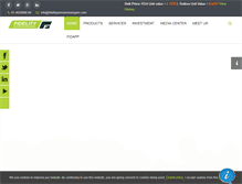 Tablet Screenshot of fidelitypensionmanagers.com